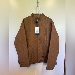 New Cutter Buck quilted field jacket.  Great for fall or winter. Big and tall